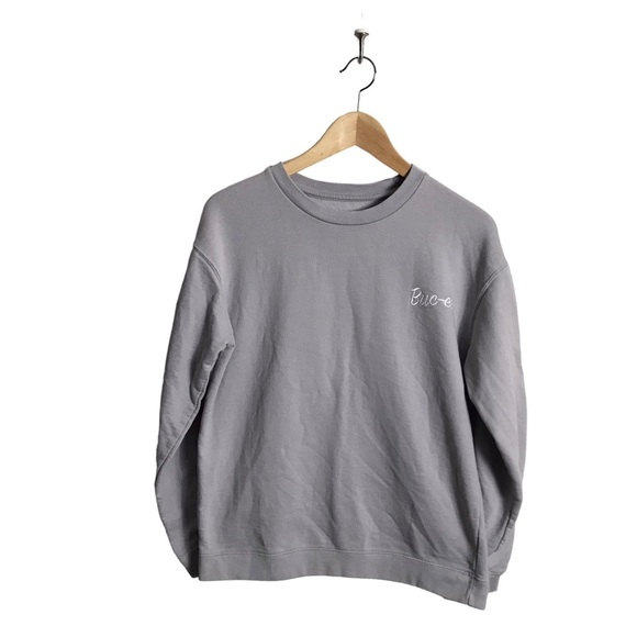 Buc-ees Medium Beaver Pullover Sweatshirt‎ Gray Long Sleeve Embroidered - Picture 2 of 8